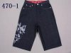 Crown holder men jean shorts